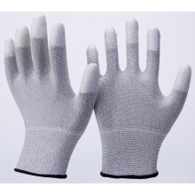 ESD PU Top Fit Conductive Gloves for Light Industry